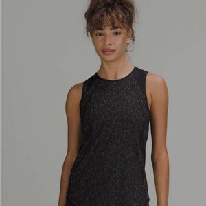 LULULEMON Women’s Sculpt Tank II Formation Camo Deep Coal Multi / Black Size 8